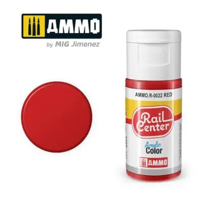 Rail Center Red 15ml **All Scales - AMMO