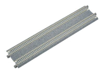 UniTrack Concrete Tie Double Track Straight 9 3/4" (2pkg) **N Scale - KATO - Image 2